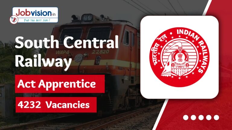 South Central Railway Apprentices Online form 2025 Apply Now for 4232 Act Apprentice Vacancies