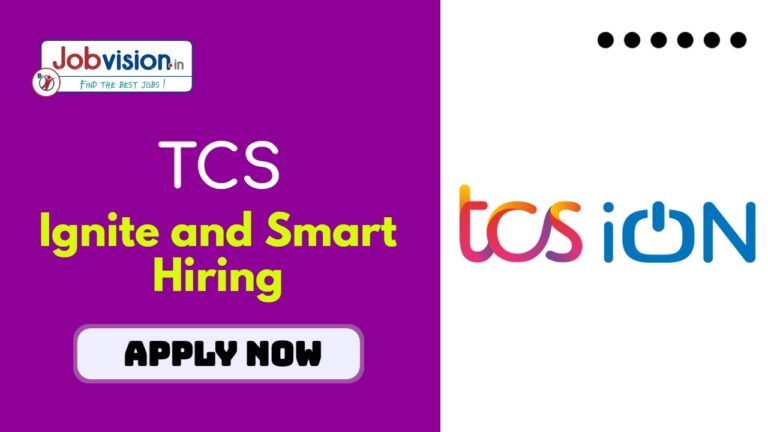 TCS Ignite and Smart Hiring test – Batch of 2025 | Application Process