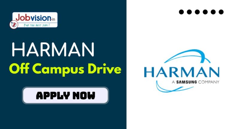 HARMAN Off Campus Drive 2025 for Software Engineer Role